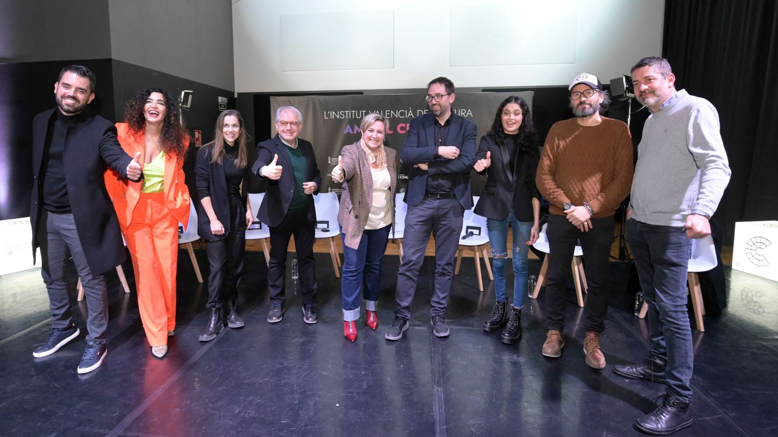 Les nominades i nominats valencians als Premis Goya 2023 s’han reunit amb la consellera de Cultura, Raquel Tamarit