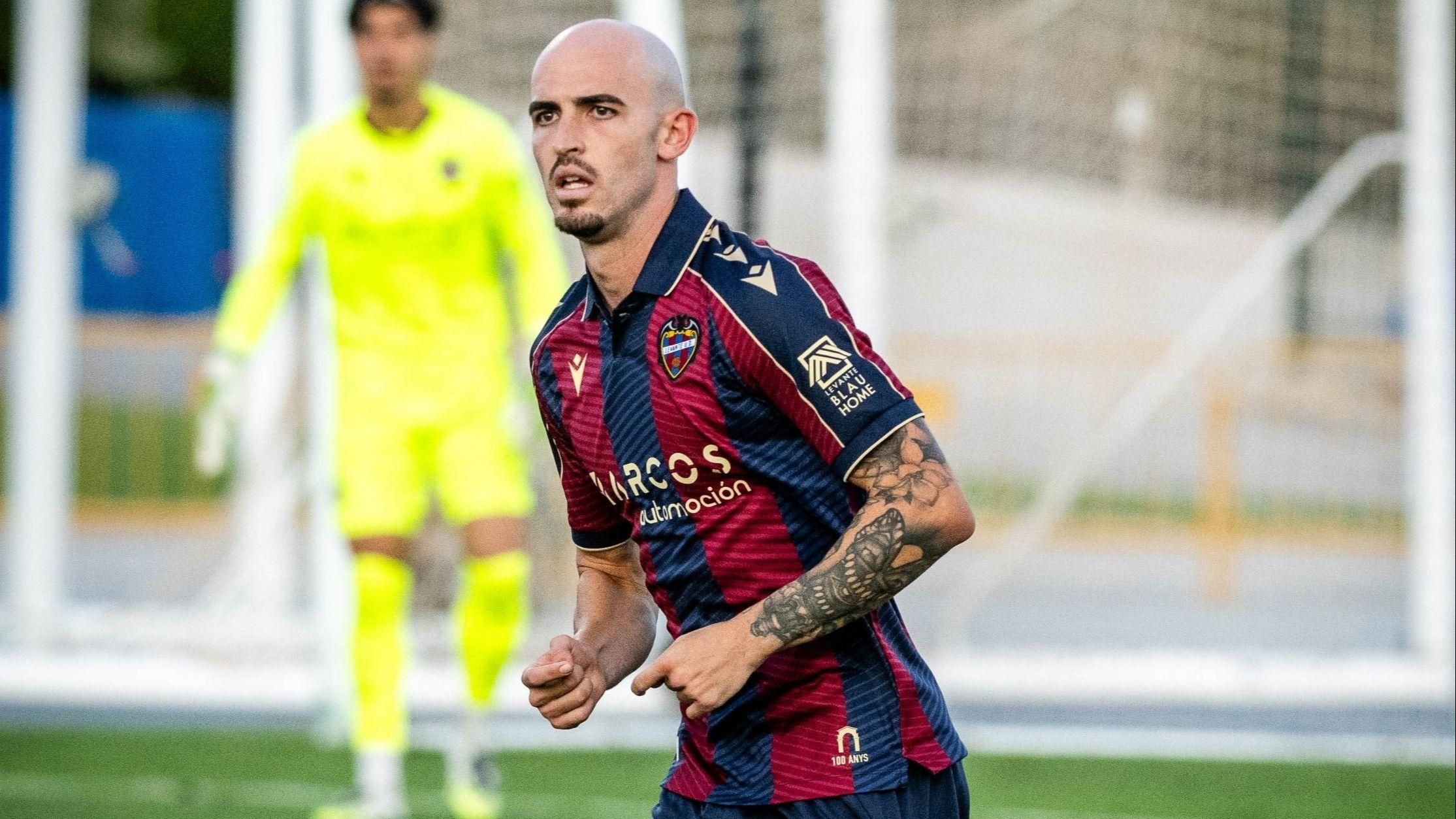 Oriol Rey, en un partit de pretemporada