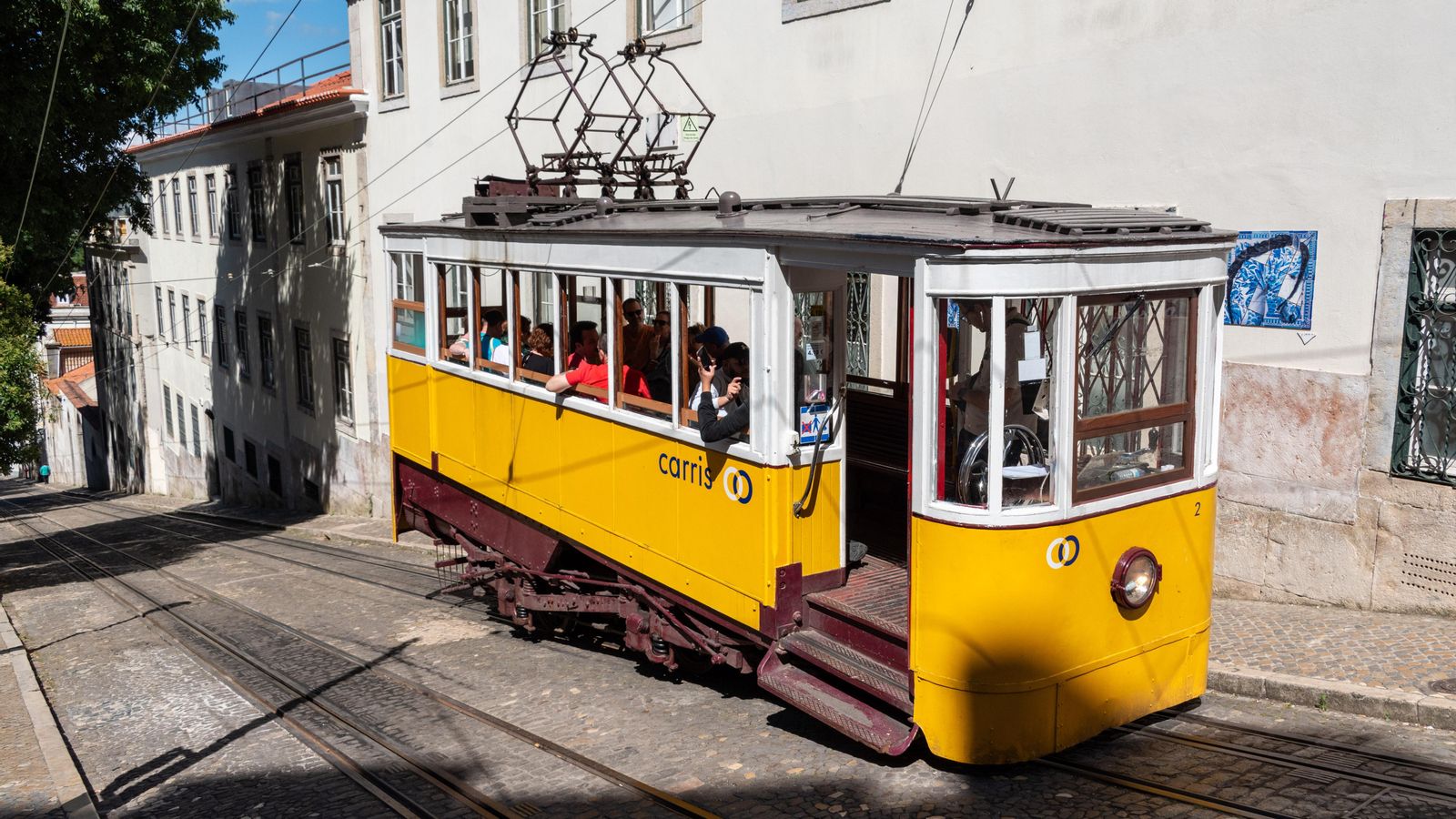 Imatge d'arxiu del funicular Gloria a Lisboa