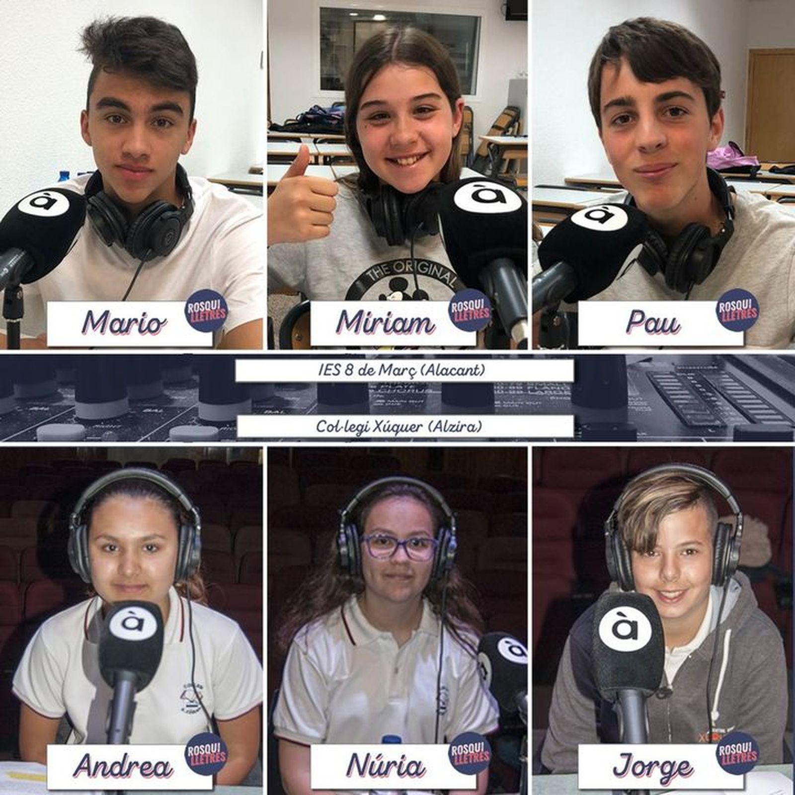 18.05.2019 | IES 8 de Març (Alacant) i Col·legi Xúquer (Alzira)