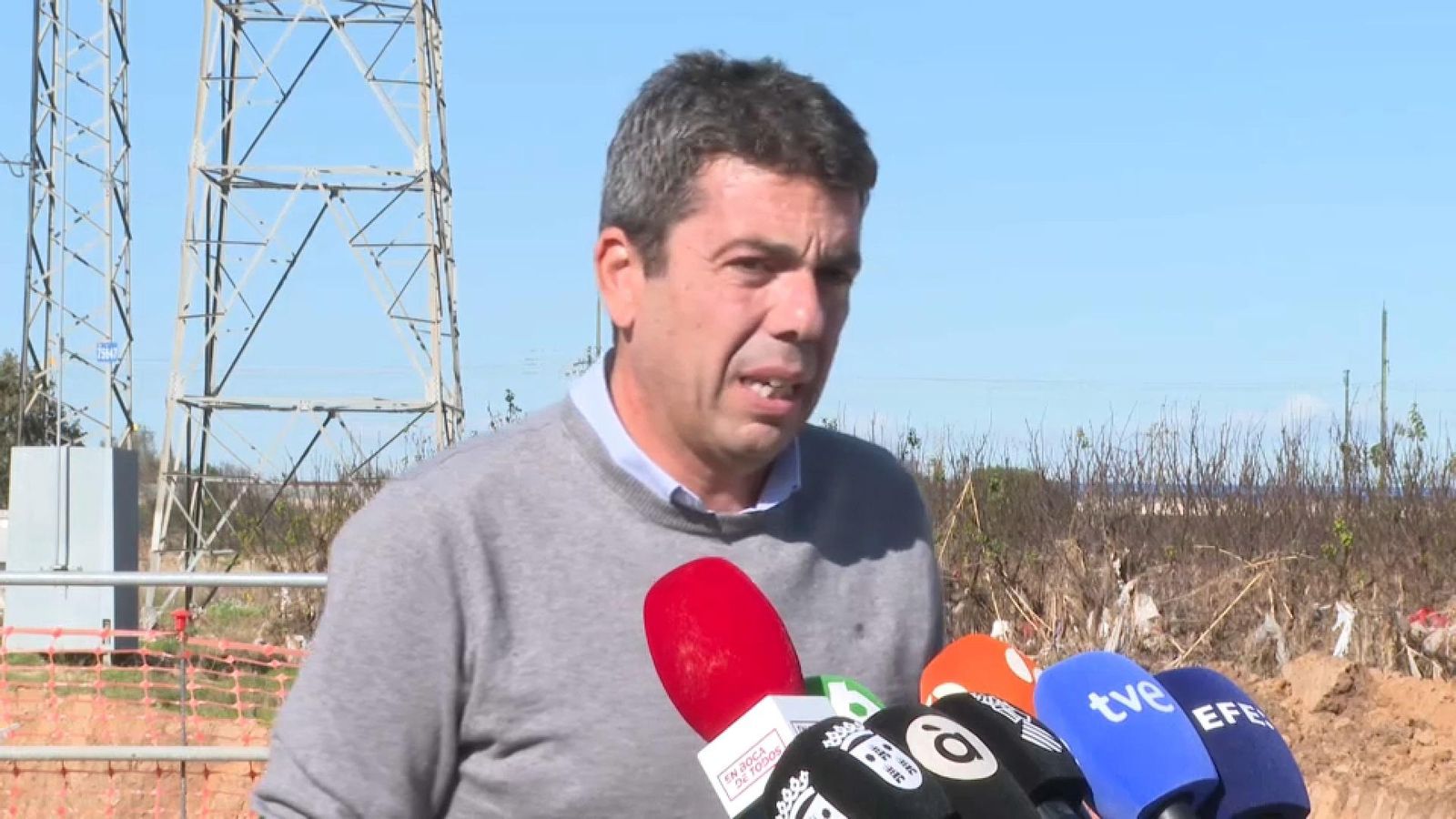 Carlos Mazón este dilluns a Torrent