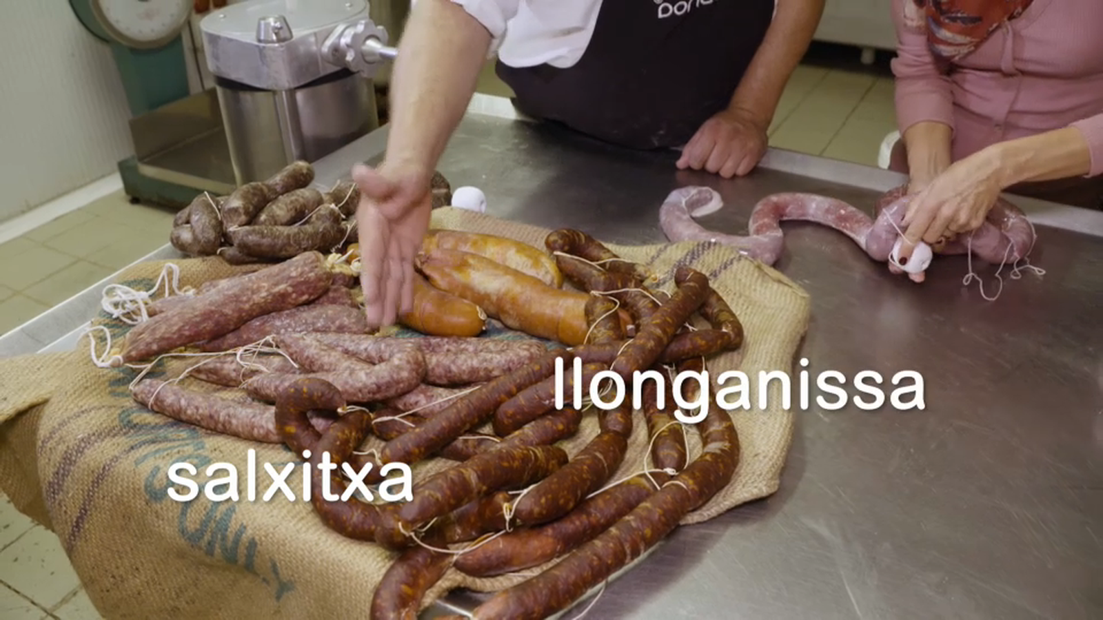 Varietat d'embotit que elabora l'obrador Donat d'Ontinyent