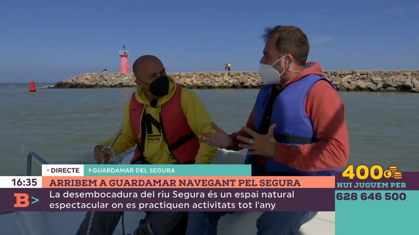 04.05.2021 | Arribem a Guardamar navegant pel Segura