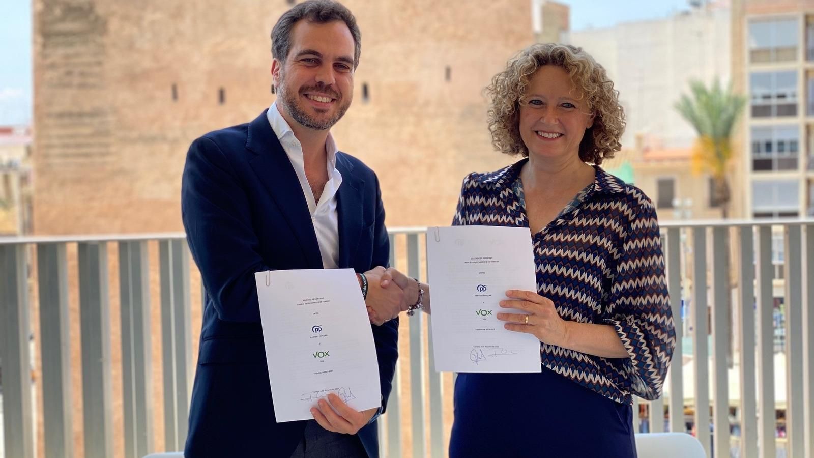 El PP i VOX acorden un pacte de govern per a Torrent amb Amparo Folgado d'alcaldessa (arxiu)