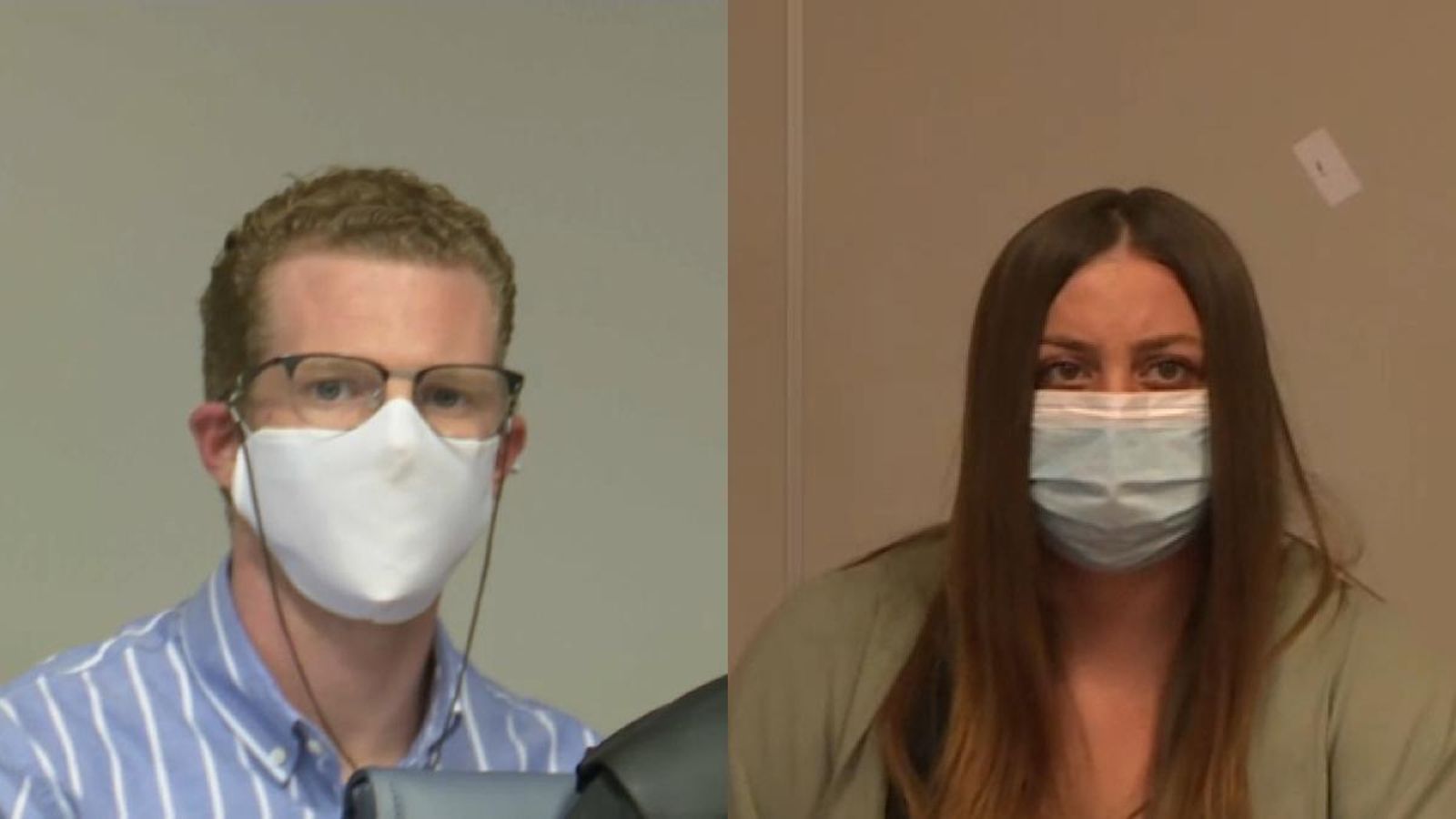 Els acusats, Gabriel Carvajal i Maria Gombau