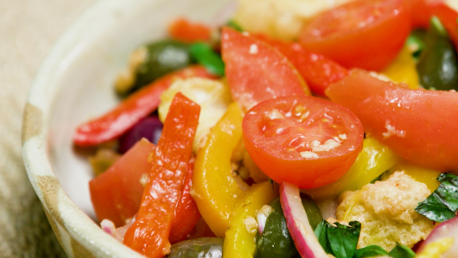 “Panzanella” d'olives