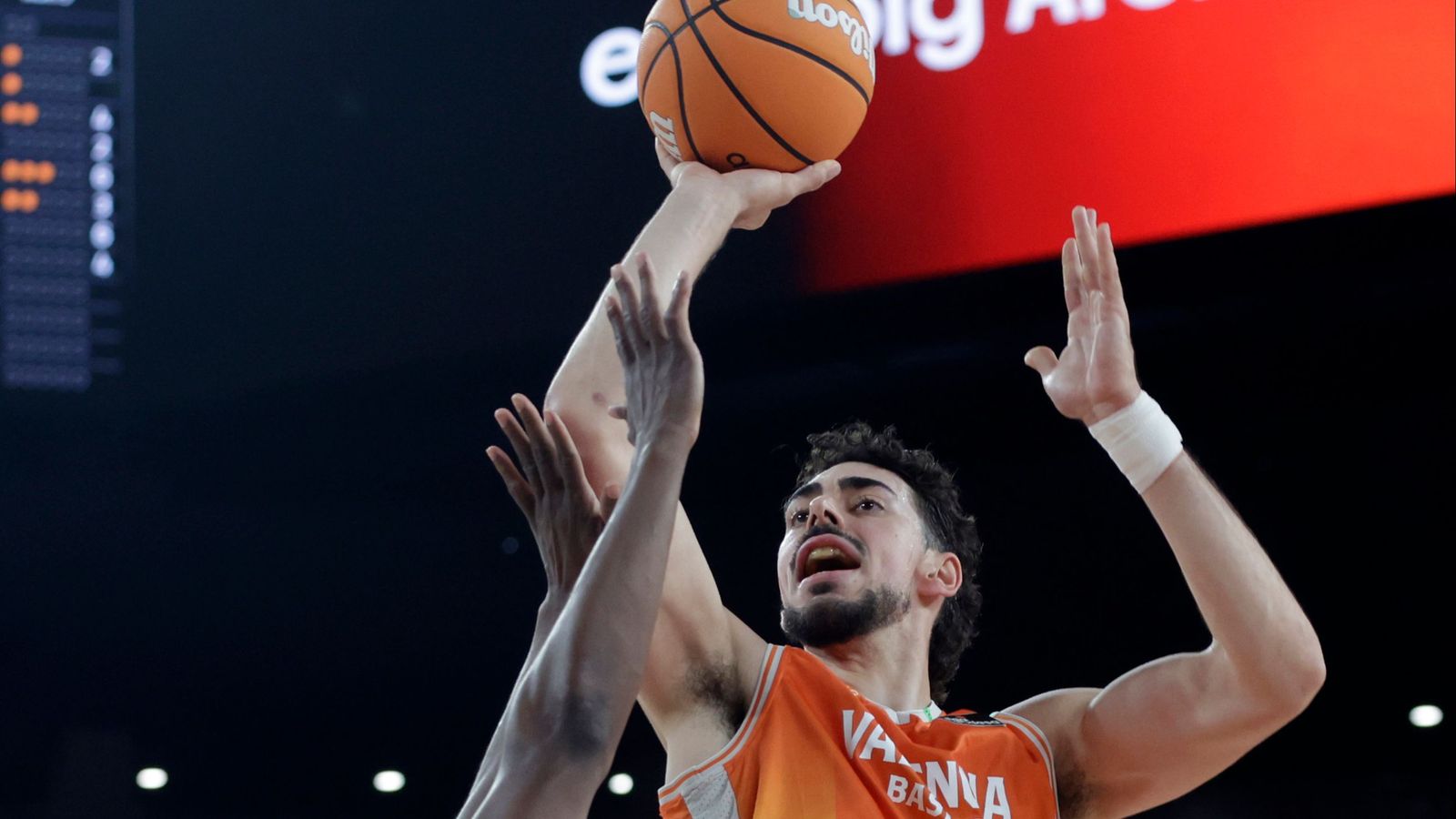 Josep Puerto en un partit del València Basket