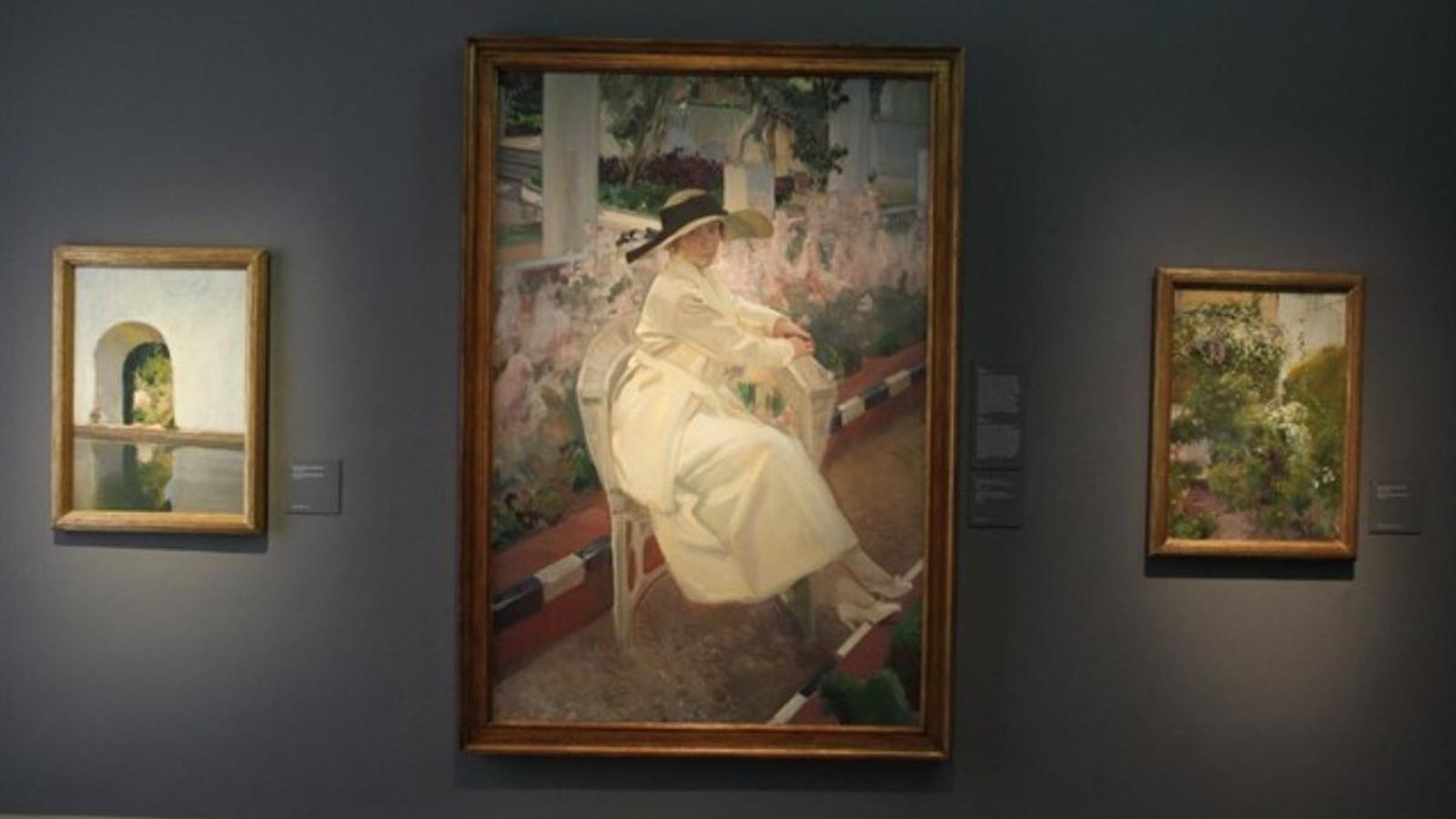 Aquestes peces, de pintors valencians reconeguts com Sorolla, Pinazo, Genaro Lahuerta i Josep Benlliure. Europa Press