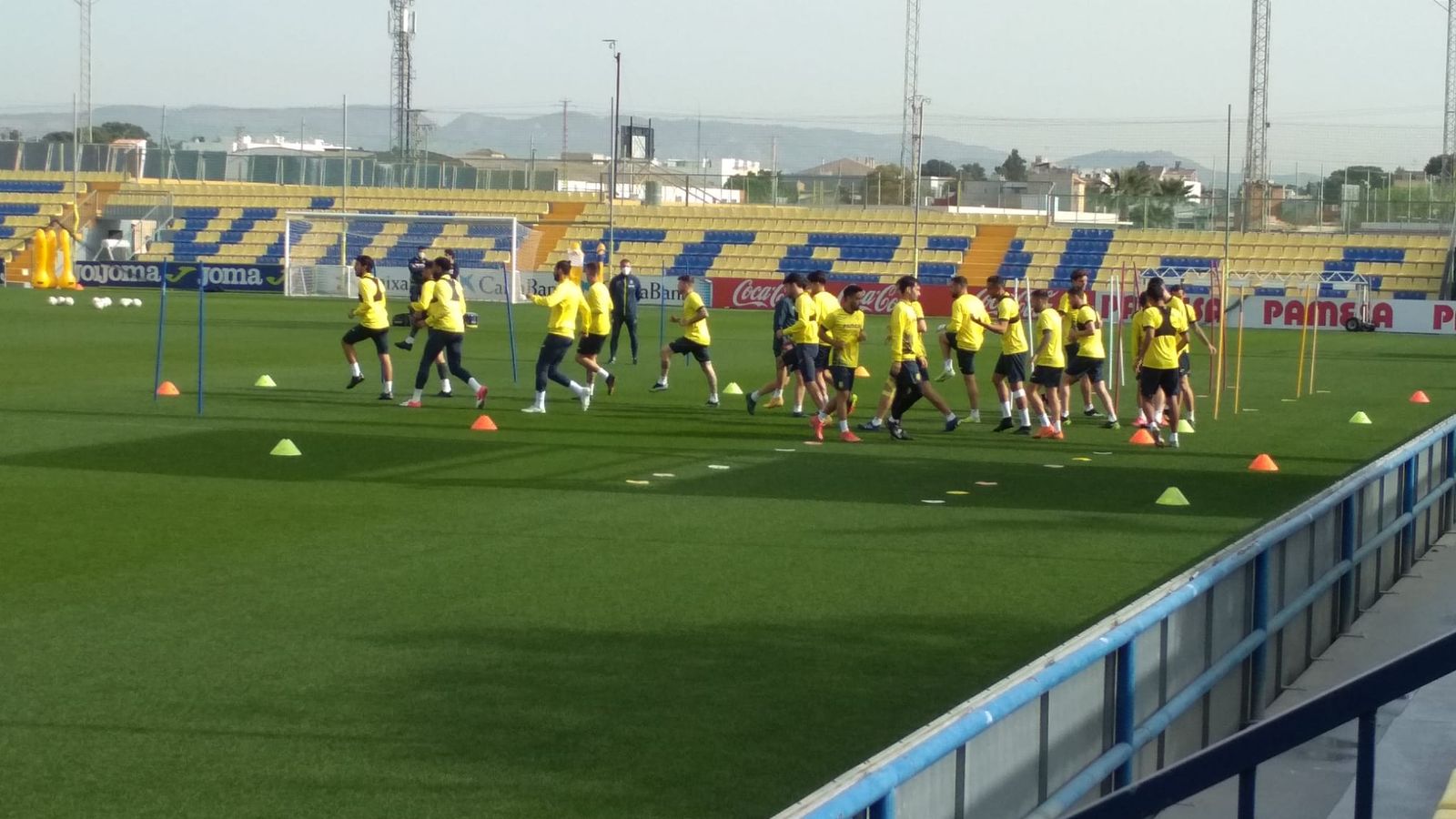 Entrenament del Vila-real a la Ciutat Esportiva