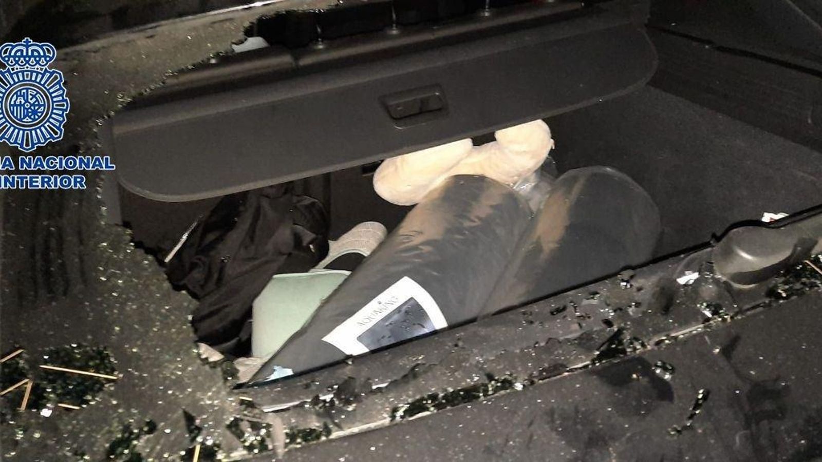 Cotxe on van trobar al xiquet de tres mesos al centre de Madrid