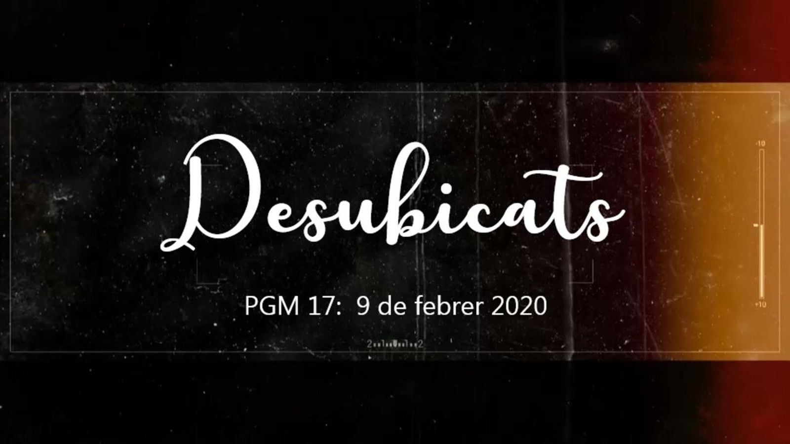 Programa 17 - Desubicats