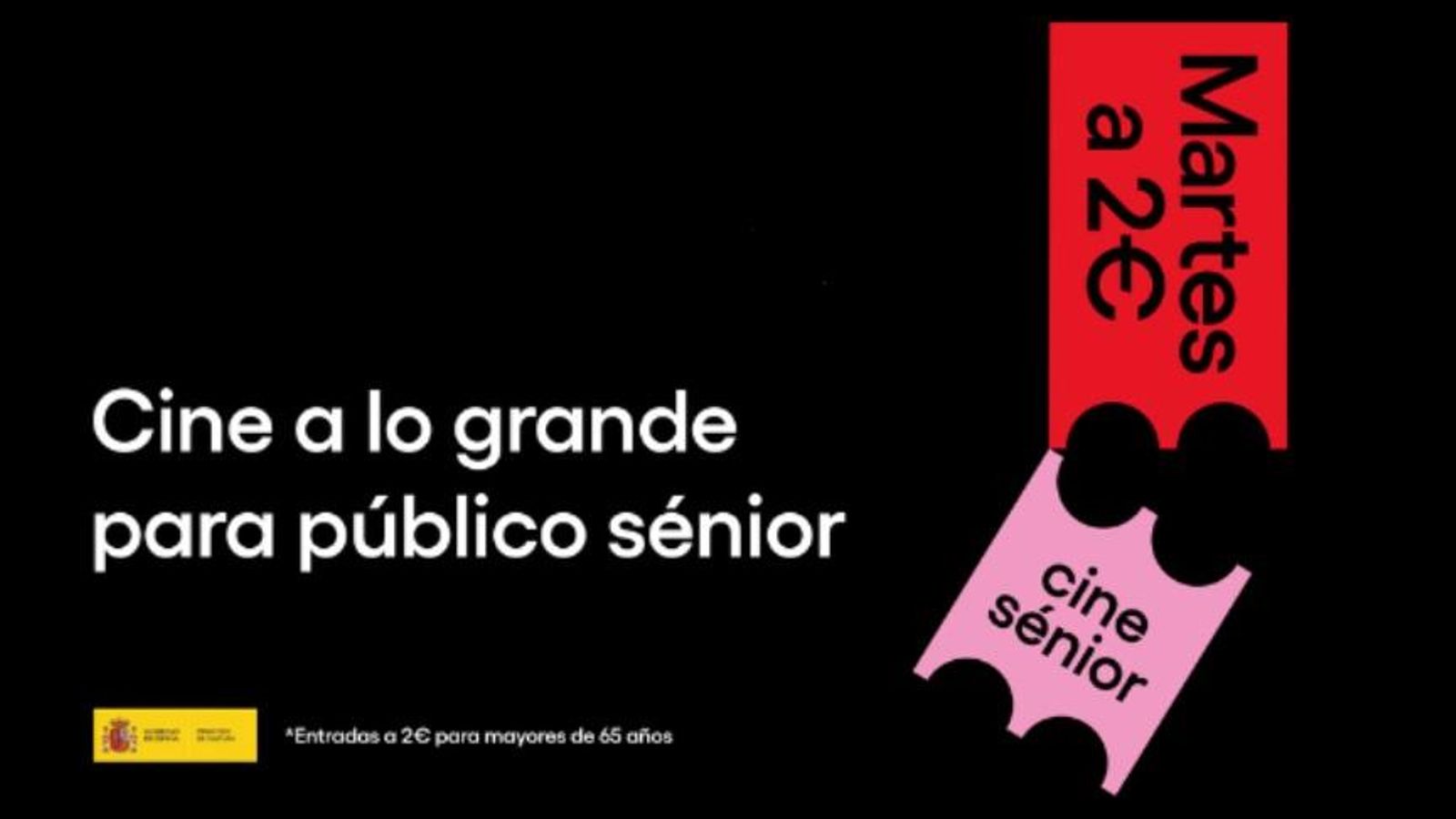 Cartell de la campanya de Cine Sènior