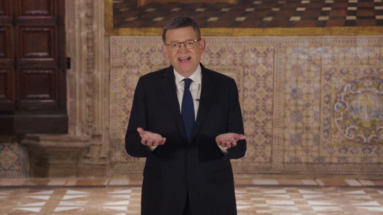 En vídeo, algunes de les declaracions del president de la Generalitat en el missatge de Cap d'Any