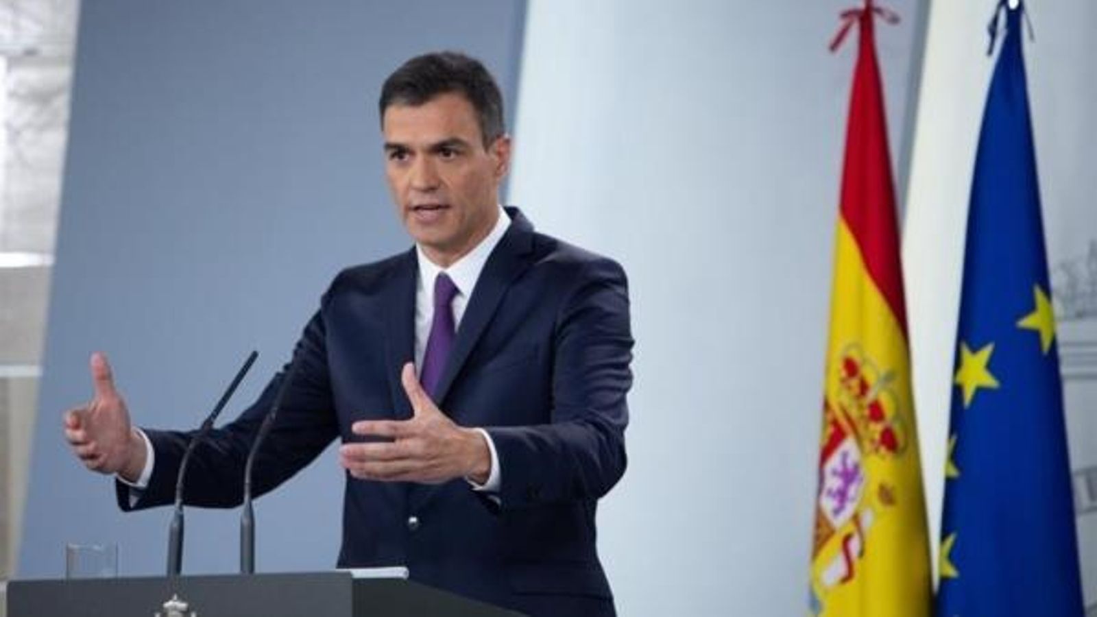 El president del Govern espanyol, Pedro Sánchez