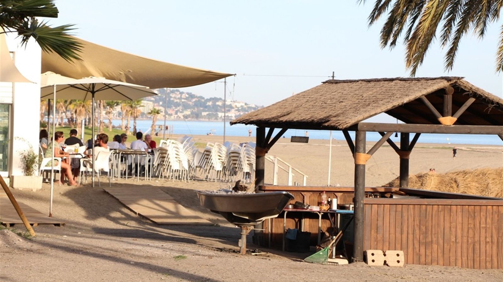 Una terrassa a peu de platja