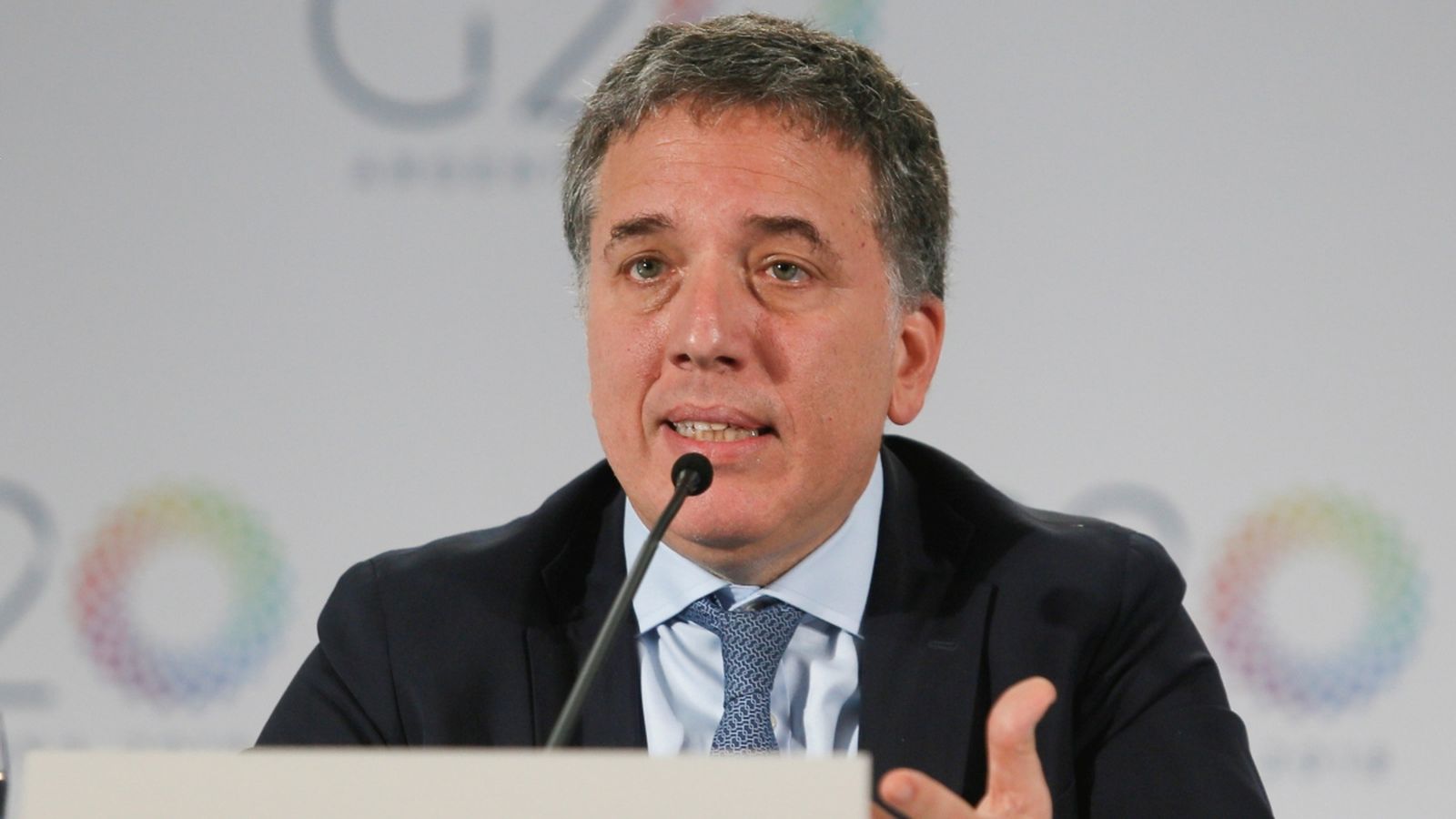 El ministre d'Hisenda de l'Argentina, Nicolás Dujovne, durant la cimera del G20 a Indonèsia
