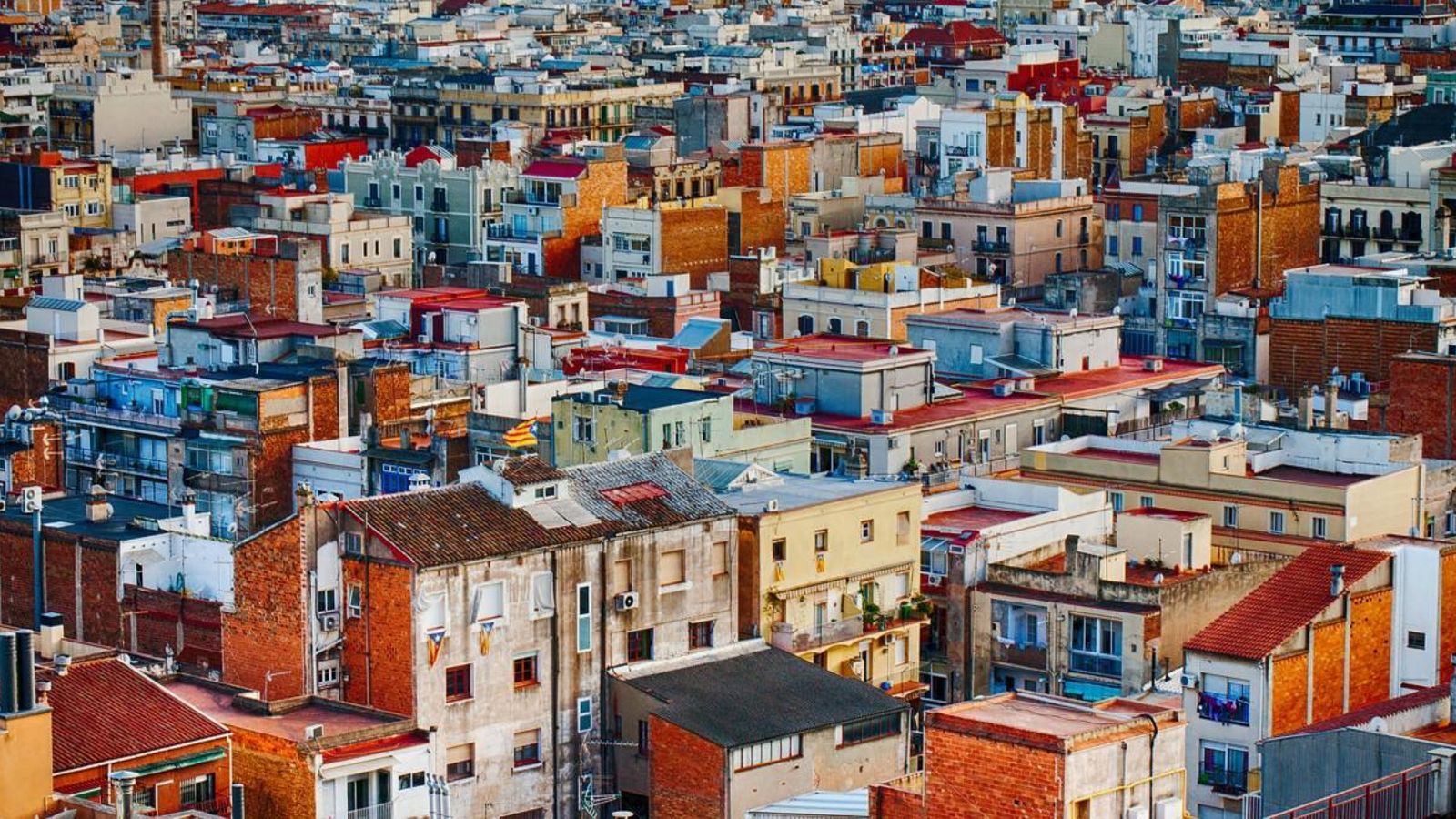 Imatge d'arxiu d'una panoràmica de vivendes