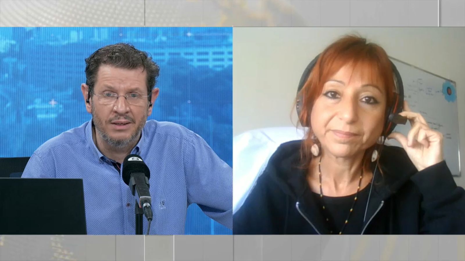 Òscar Martínez entrevista la coordinadora d'MSF a Cisjordània Irene Huertas