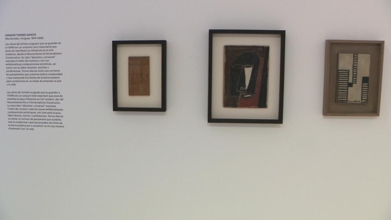 Peces de l’autor Joaquín Torres Garcia, que formen part de la col·lecció d’avantguardes de l’IVAM, s’exposen al MACA