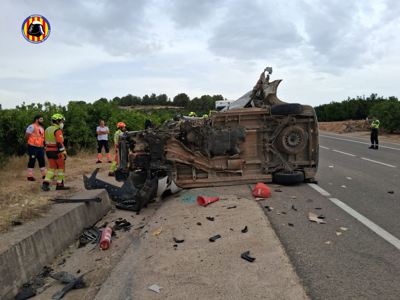 Accident mortal a Pedralba