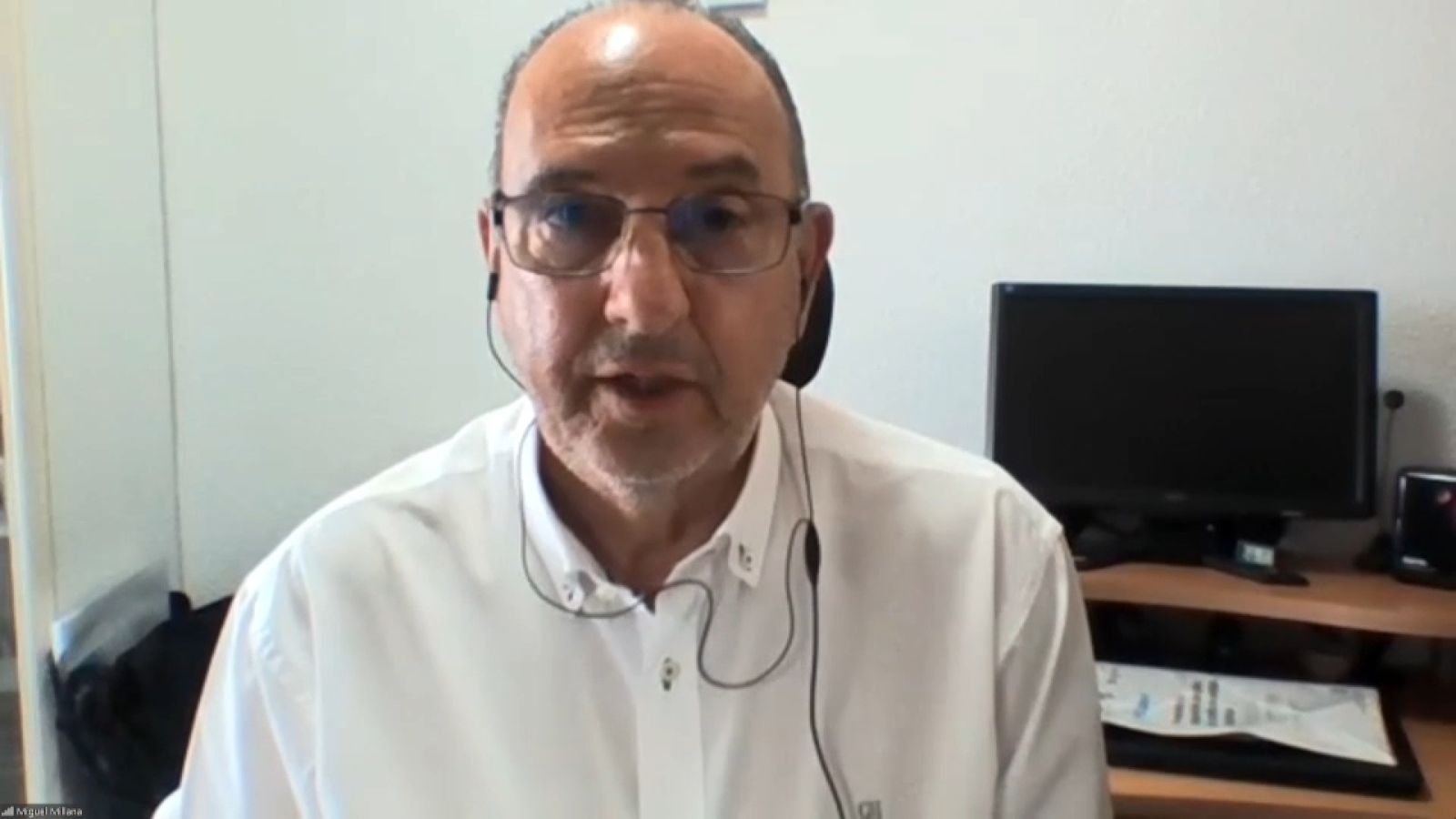 Miguel Millana en l'entrevista d'aquest dimarts en 'Les notícies del matí'