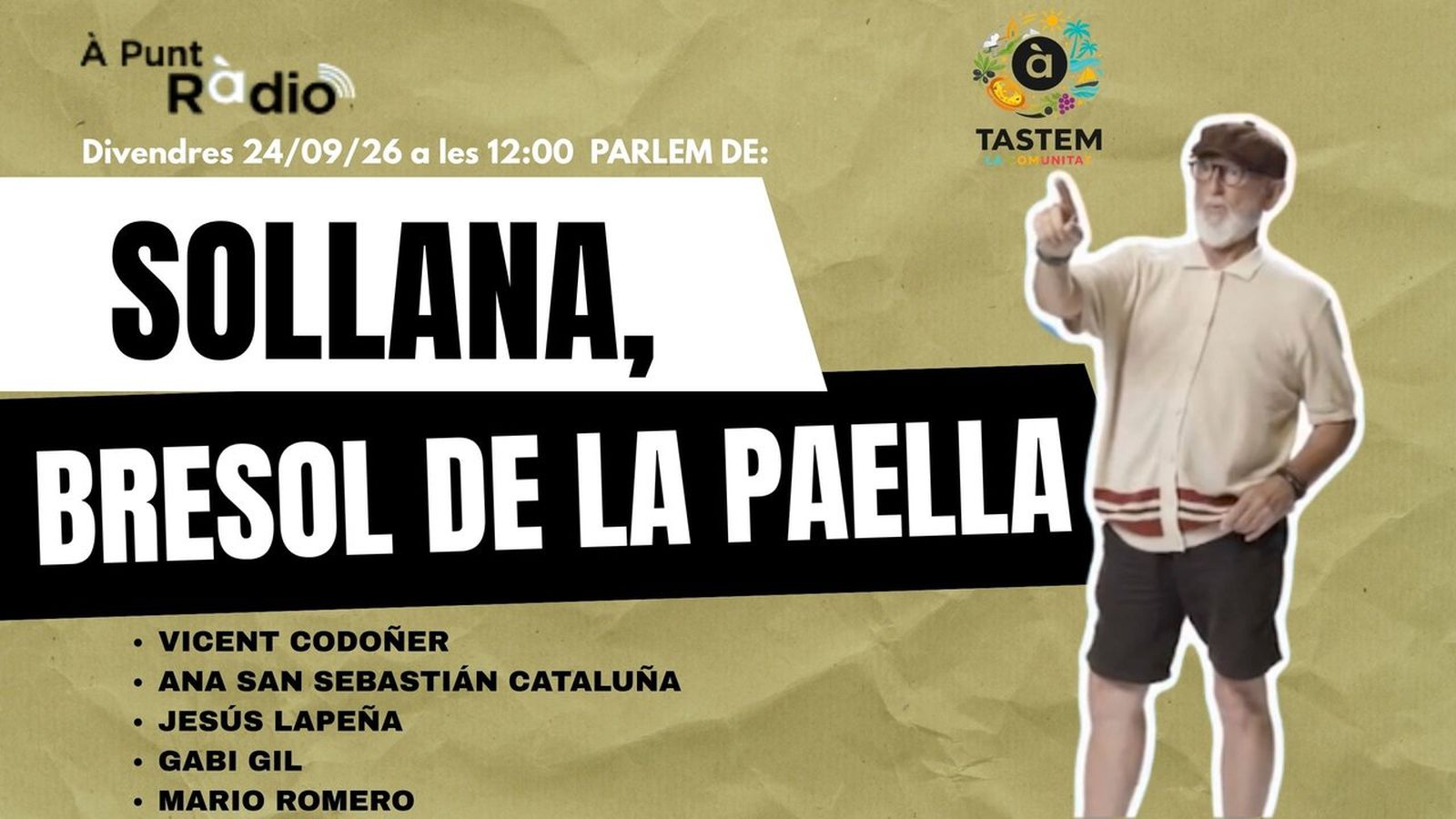 25.09.2026 | SOLLANA, BRESOL DE LA PAELLA
