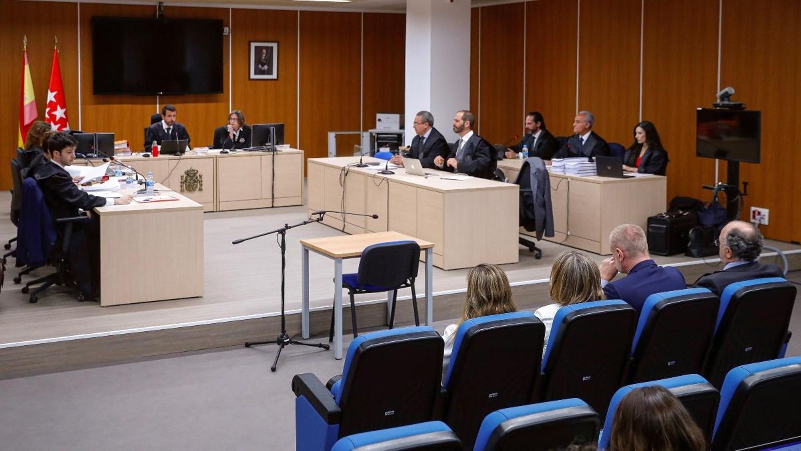 Primera sessió del juí que se celebra en el jutjat penal número 31 de Madrid per la destrucció dels ordinadors de Bárcenas a la seu del PP