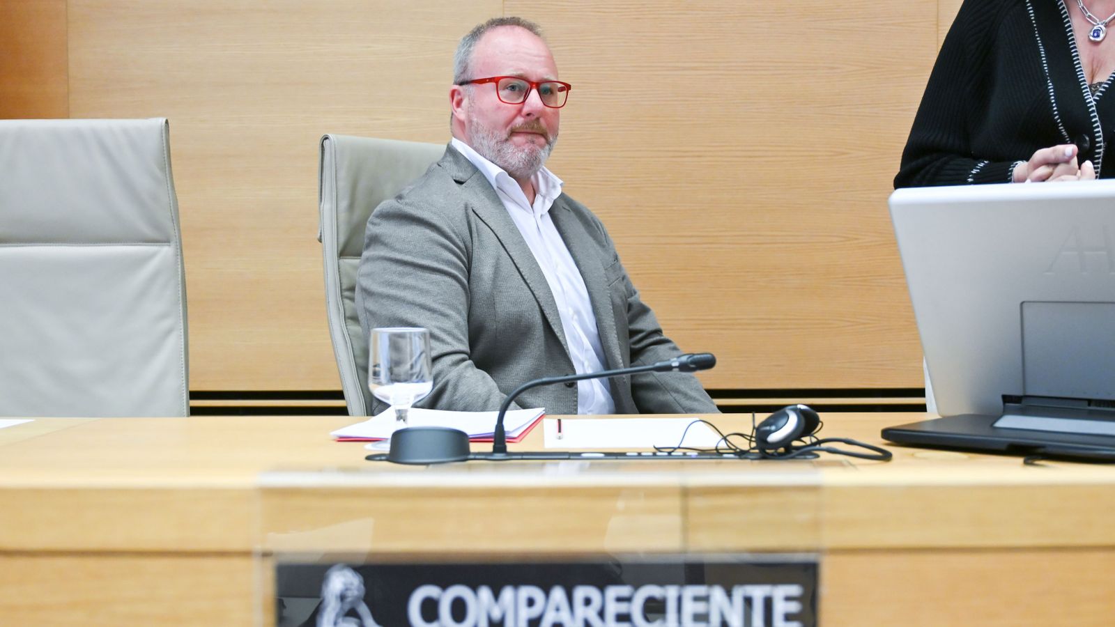 El president del Consorci Provicial de Bombers Avelino Mascarell en la comissió del Congrés sobre la dana