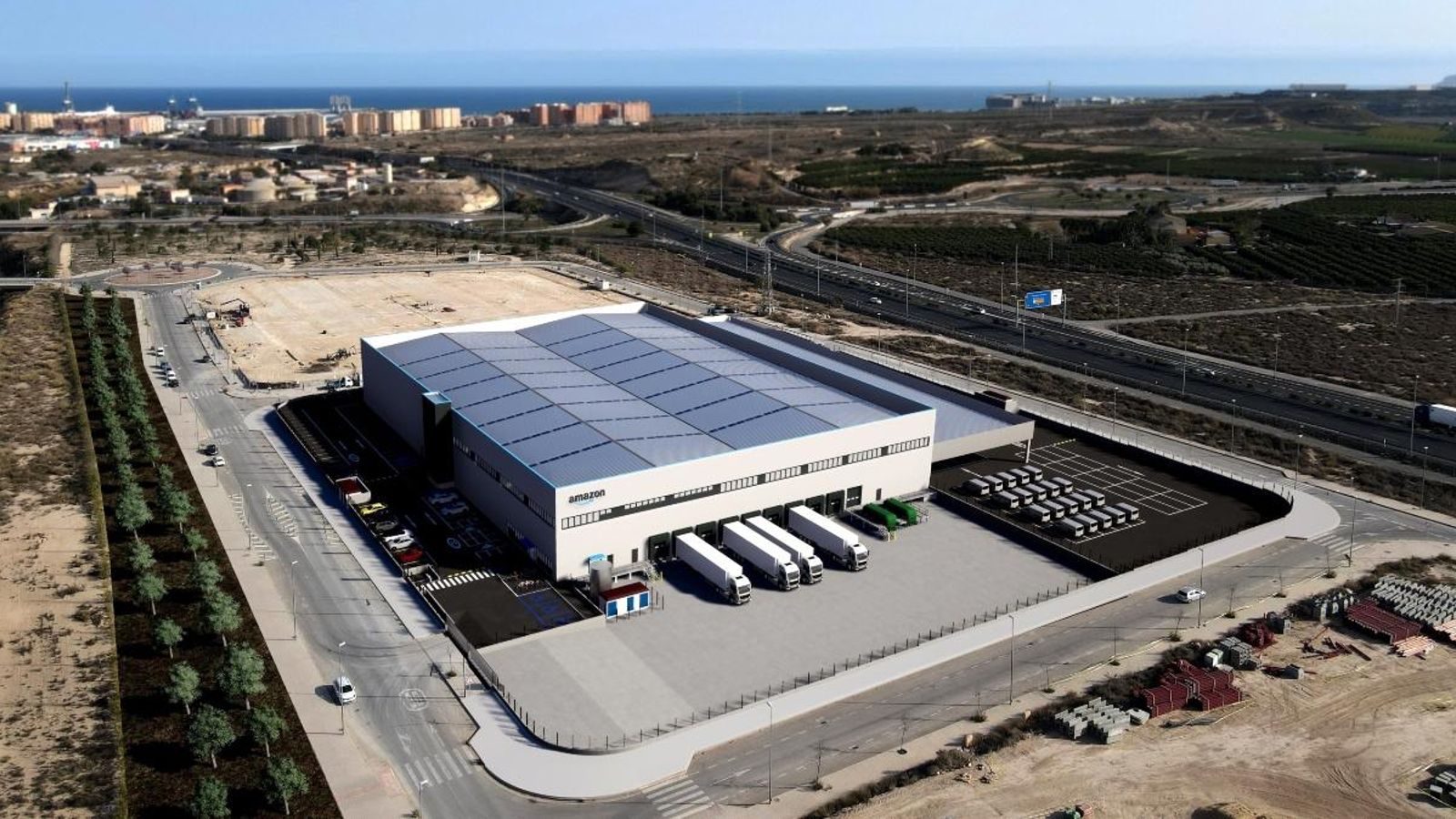 Centre logístic d'Amazon en una imatge d'arxiu