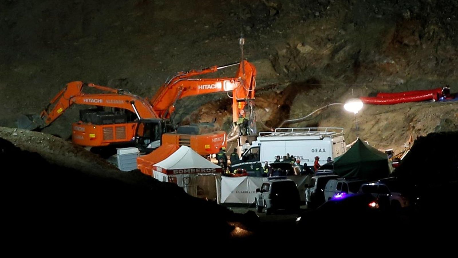 L'operatiu de rescat a Totalán