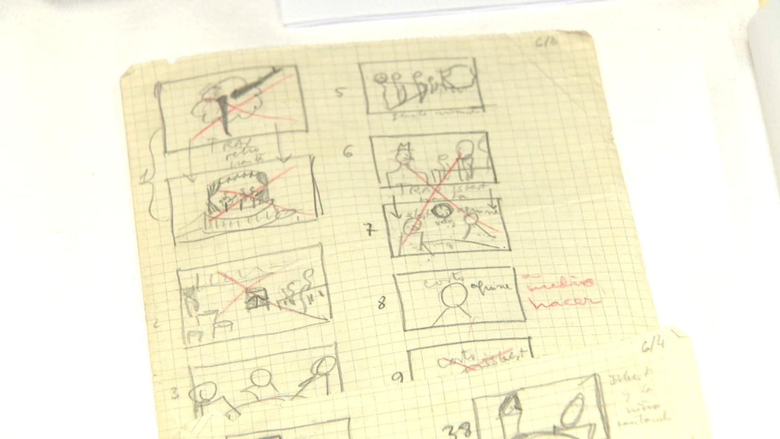 Guió il·lustrat dissenyat per García Berlanga, amb les seues anotacions. És un dels elements més destacats del llegat del cineasta custodiat a la Filmoteca Espanyola