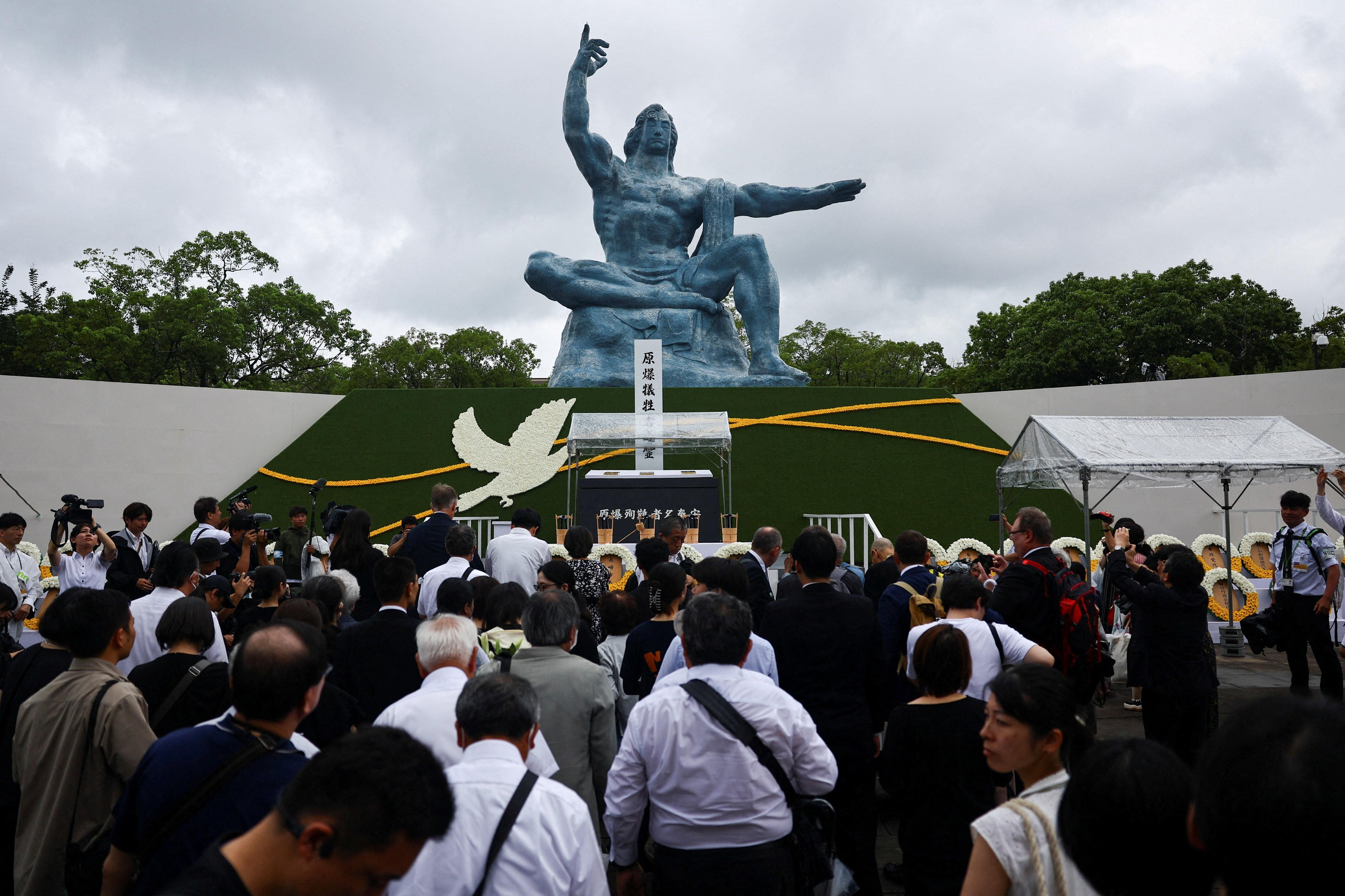Nagasaki recorda les víctimes Nagasaki recorda les víctimes