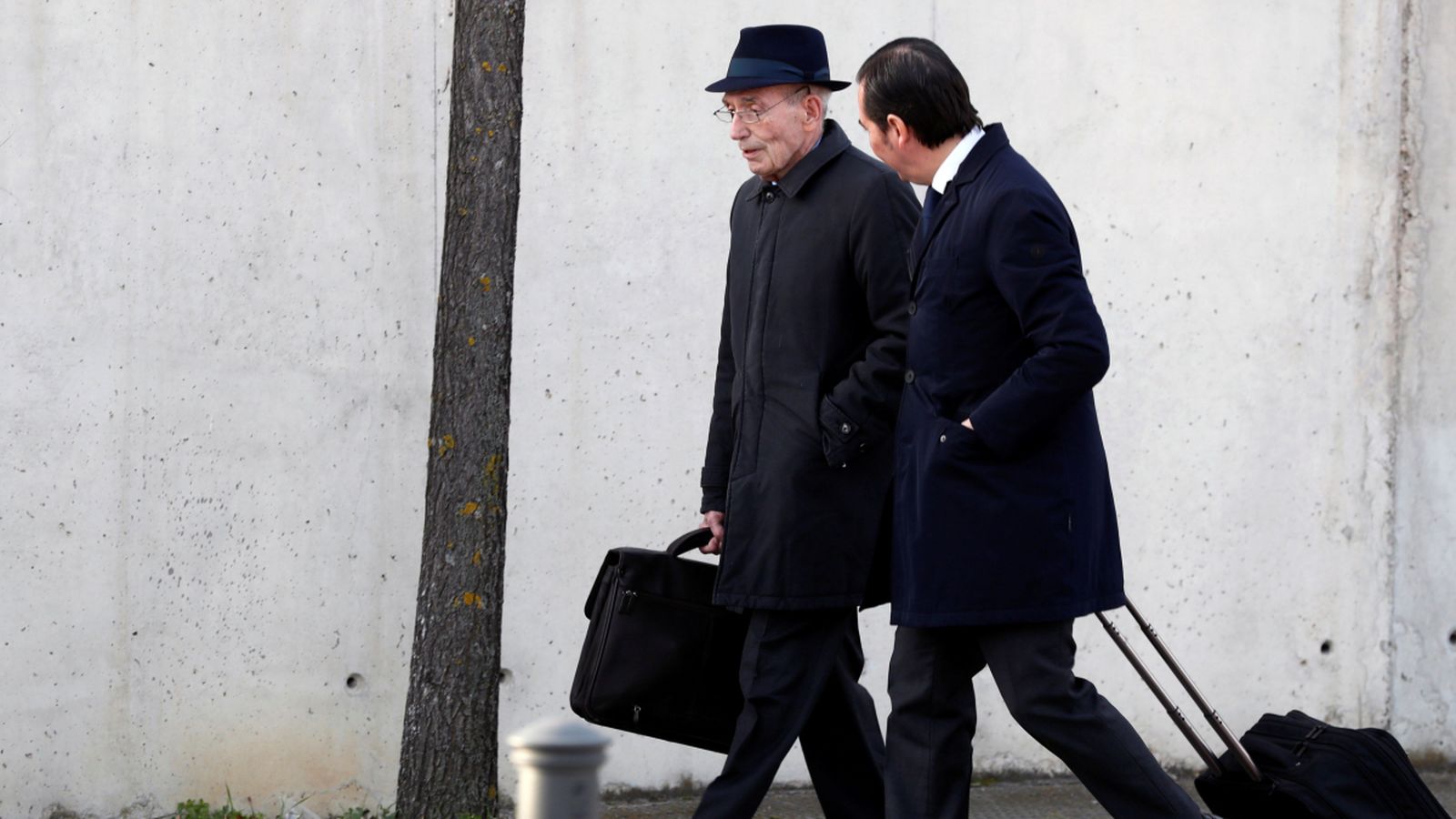 L'exconseller de Bankia, José Manuel Fernández Norniella, a l'eixida del juí. Chema Moya (Efe)