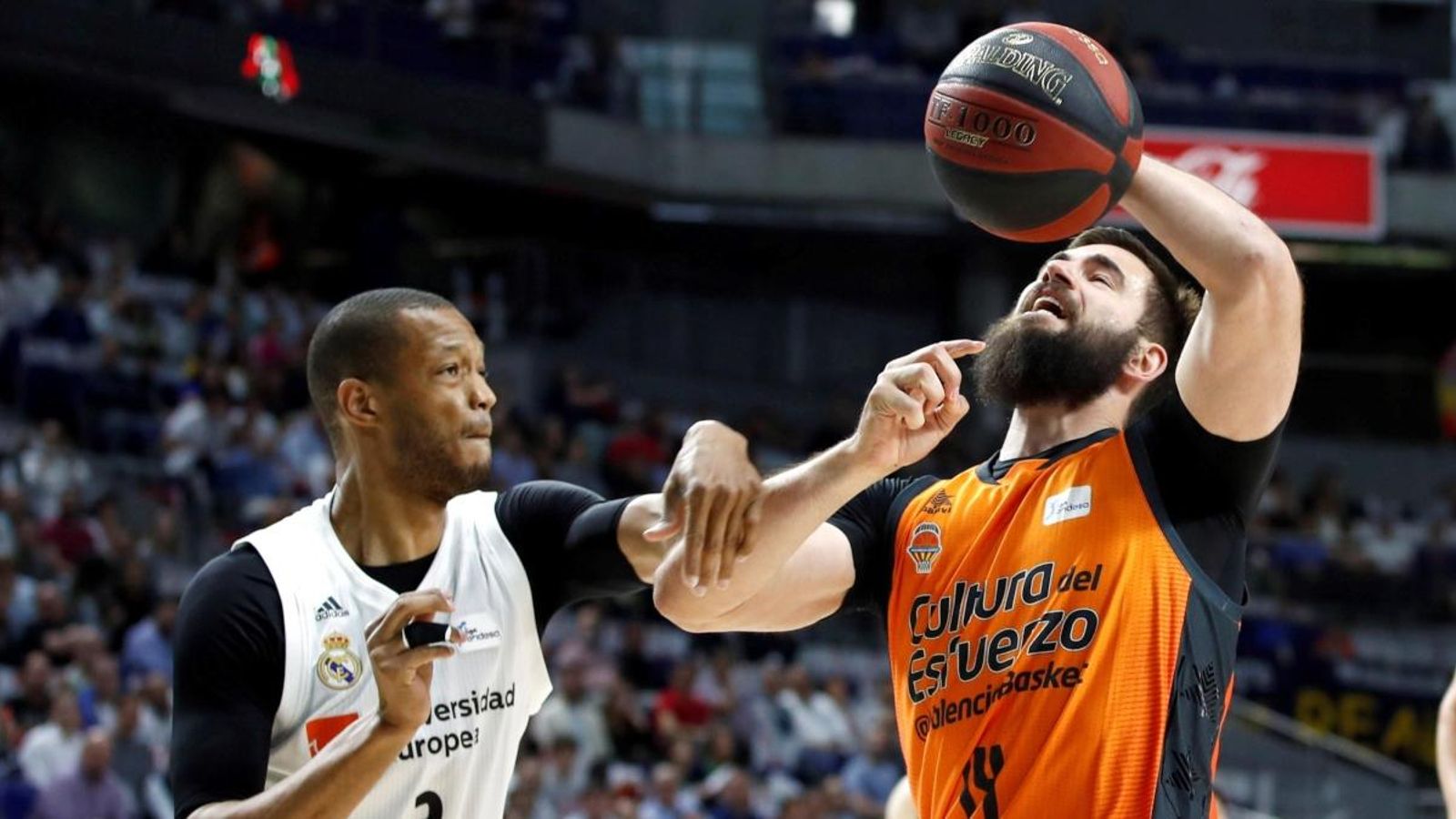 Bojan Dubljevic ha sigut un dels jugadors destacats en el WiZink Center de Madrid Bojan Dubljevic ha sigut un dels jugadors destacats en el WiZink Center de Madrid