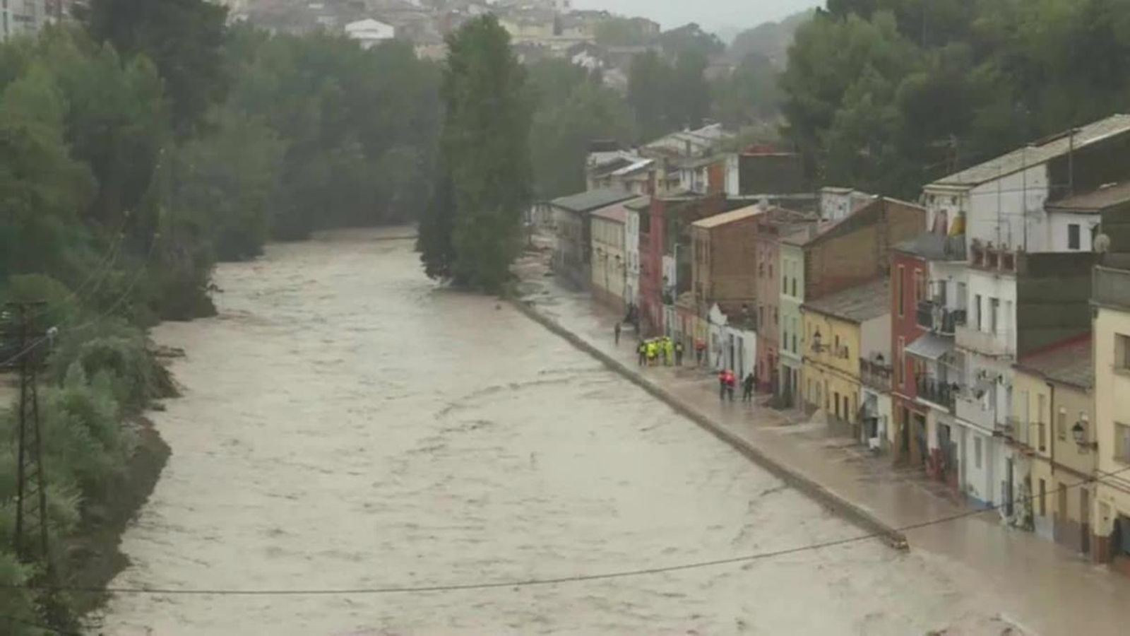 Aspecte que presentava el riu Clariano el passat mes de setembre, després del capítol d'intenses precipitacions