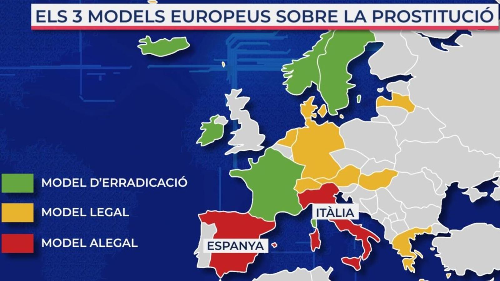 Models europeus sobre la prostitució