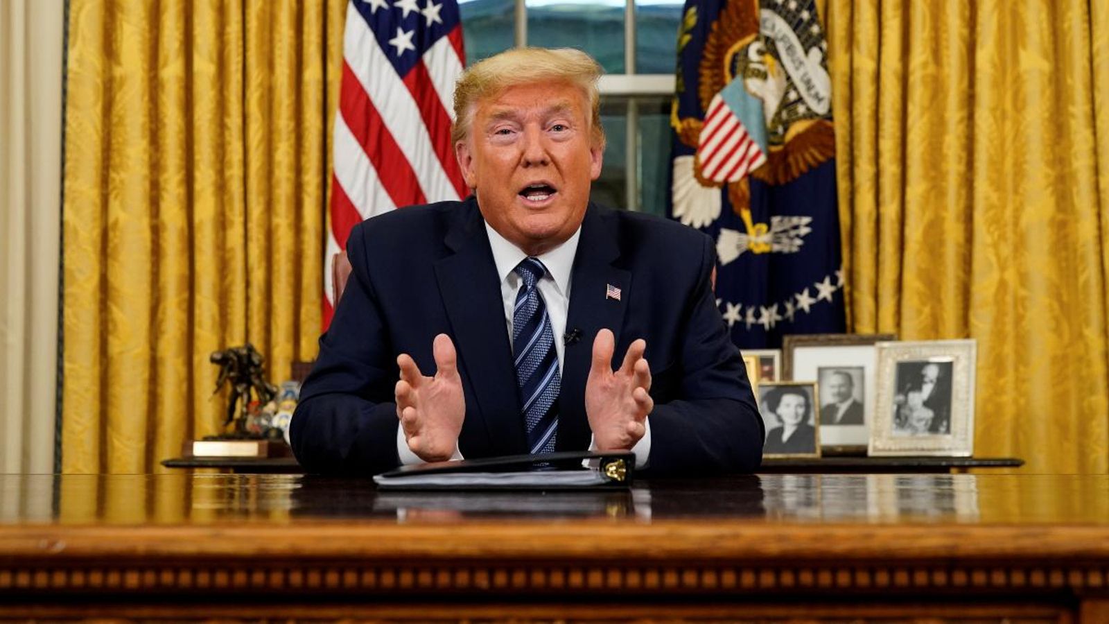 Donald Trump, aquest dimecres al Despatx Oval