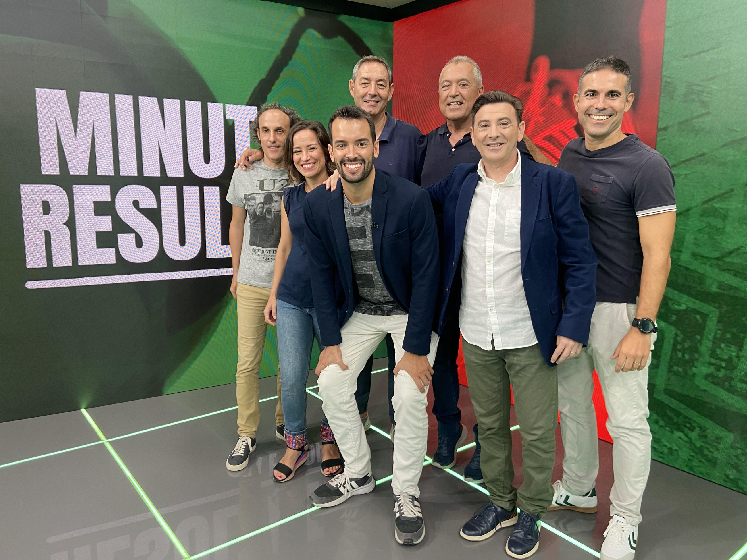 L'equip del programa 'La banda, minut i resultat' L'equip del programa 'La banda, minut i resultat'