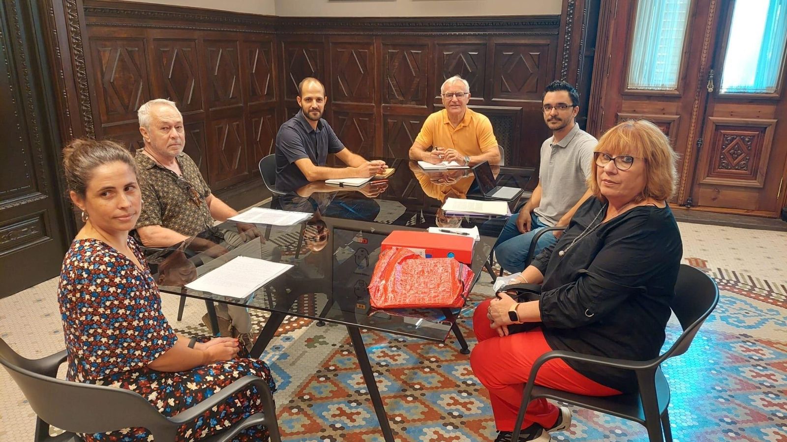 L'Alcalde València, Joan Ribó, reunit amb representants de l'associació veïnal Sant Antoni-Saïdia