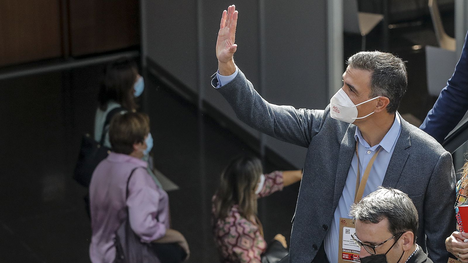 Pedro Sánchez en el Congrés Federal del PSOE, que s'ha celebrat a València aquest cap de setmana