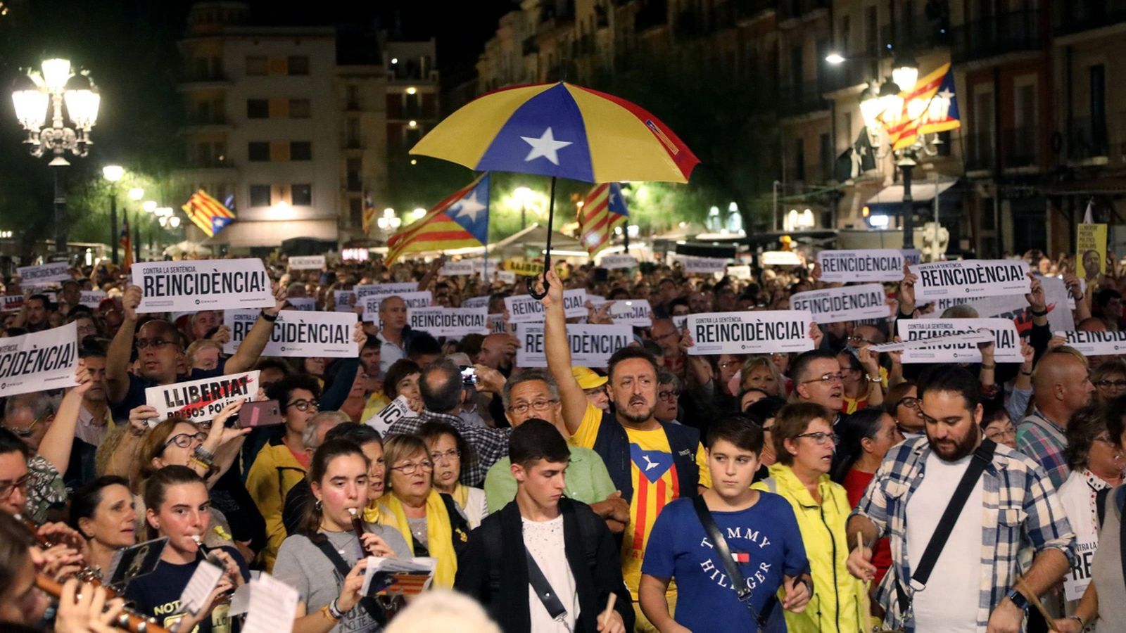 Concentració a Tarragona contra la sentència del 'procés'