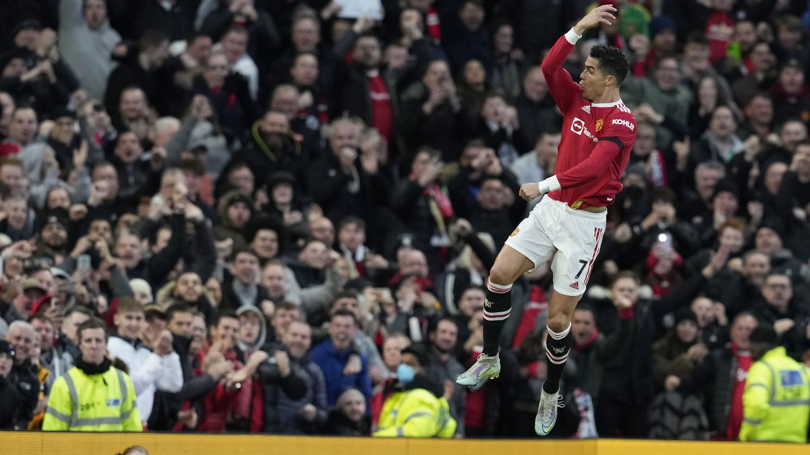 Cristiano Ronaldo celebra un gol contra el Tottenham