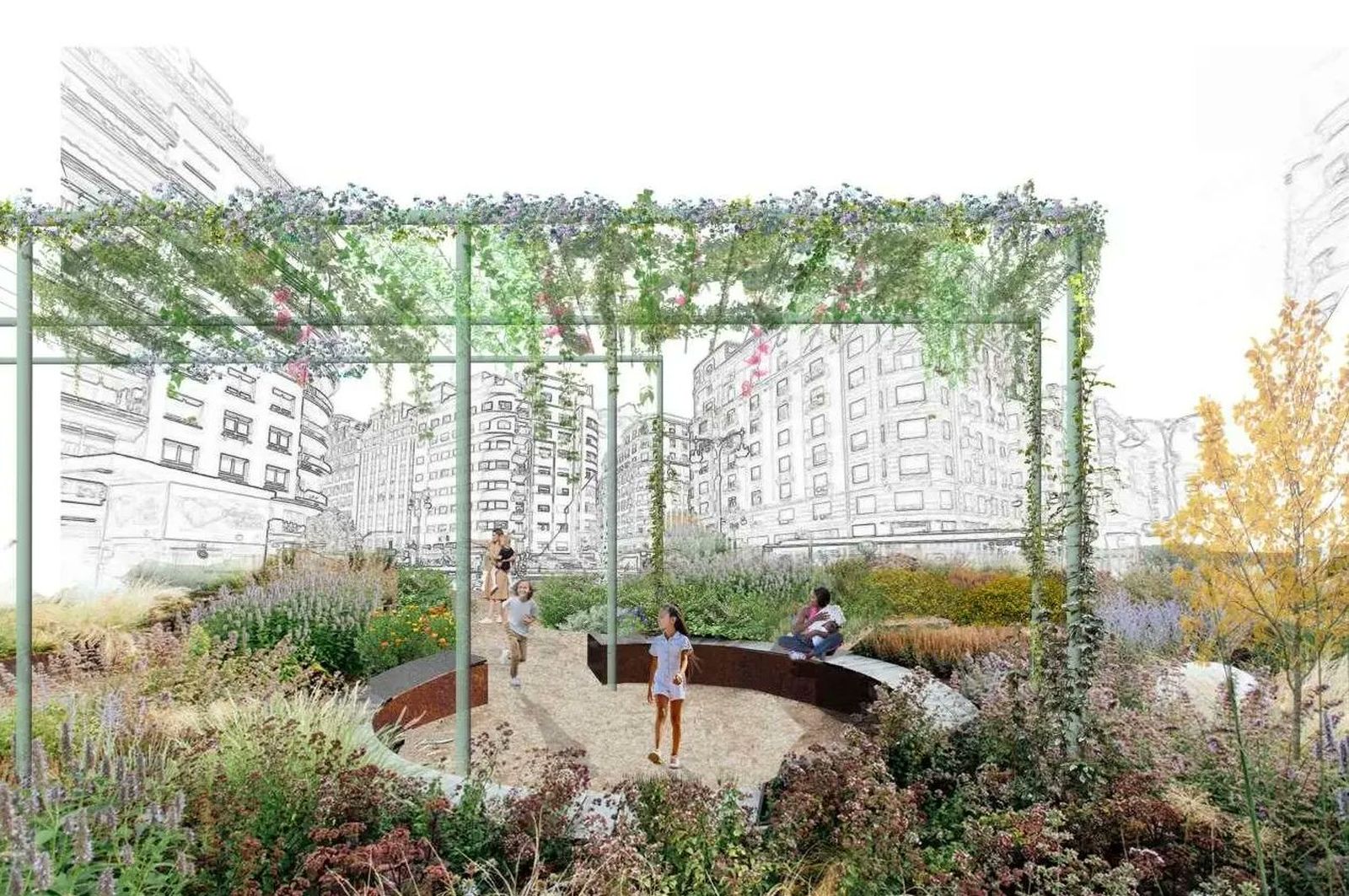 Imatge del projecte Escala de colors per a remodelar l'etorn de Sant Agustí (València)