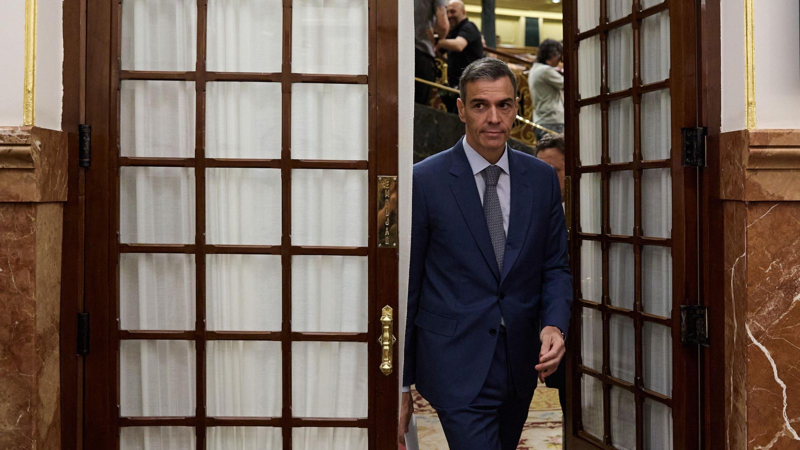 El president del govern, Pedro Sánchez, durant una sessió de control al govern el 18 de juny de 2025