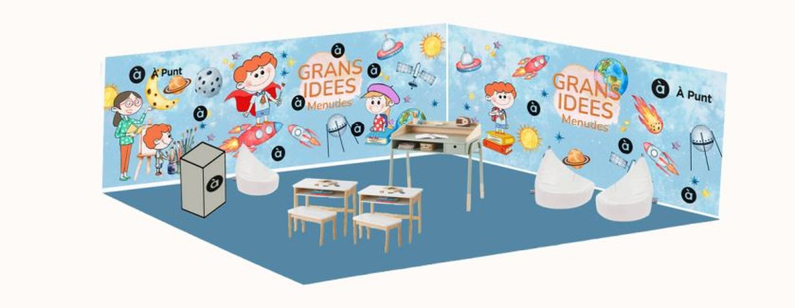 Recreació de l'espai propi d'À Punt en ExpoJove 2025