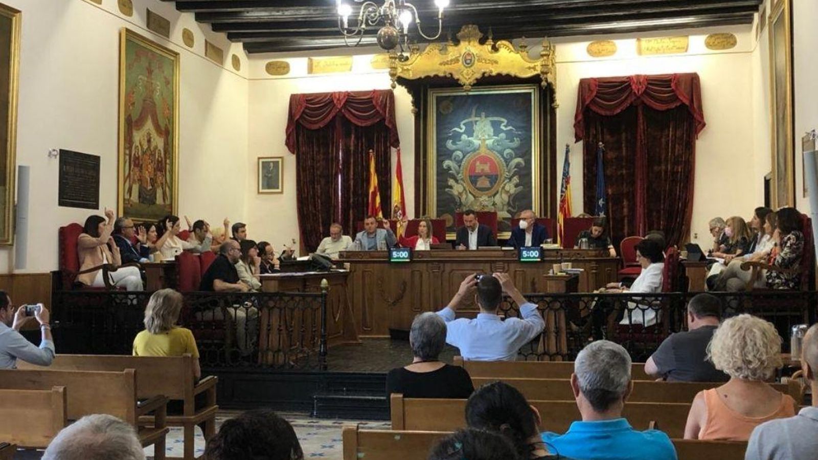 Ple de l'Ajuntament d'Elx, aquest dilluns