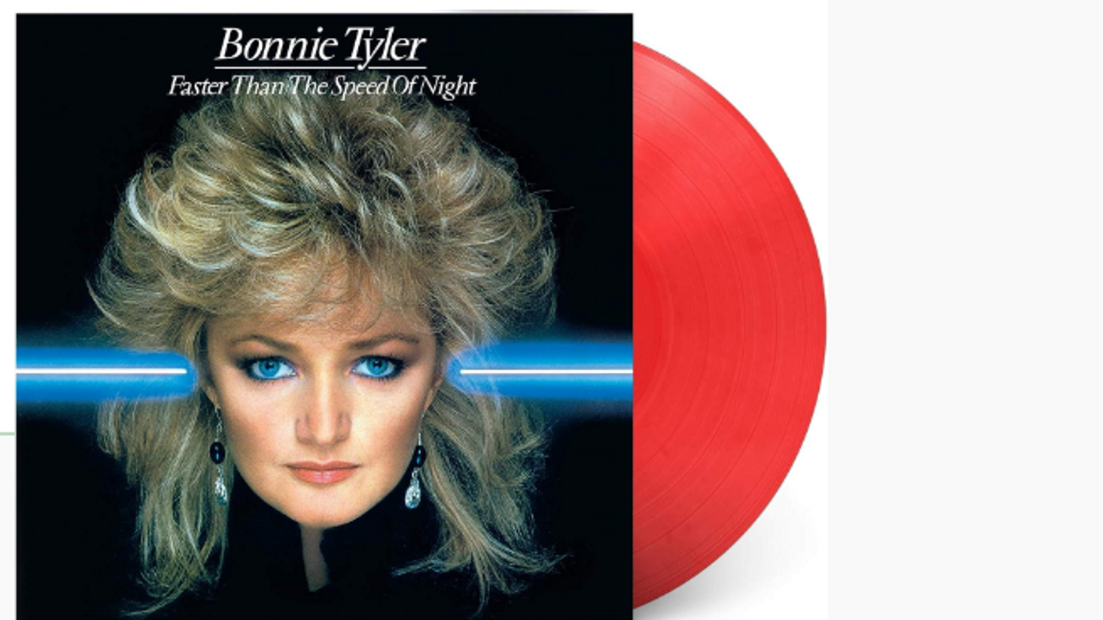 Sony ha llançat una edició en vinil en color roig del 40 aniversari de l'emblemàtic àlbum de Bonnie Tyler, 'Faster Than The Speed of Night'