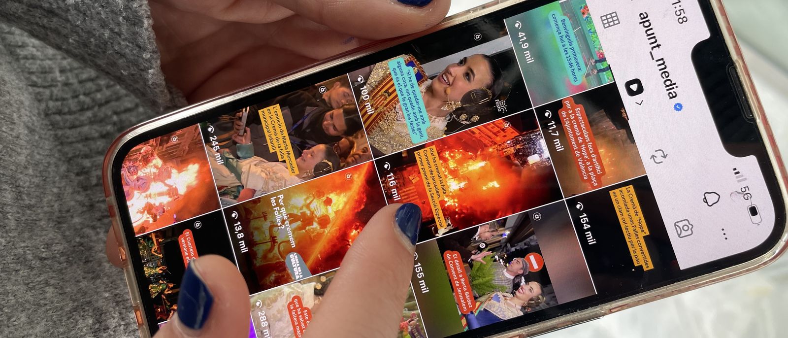 Les xarxes d'À Punt han fet un seguiment exhaustiu dels actes fallers