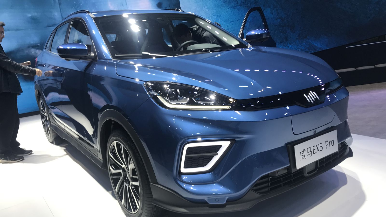 Una de les versión del Geely EX5, model semblant al que es fabricarà a València.