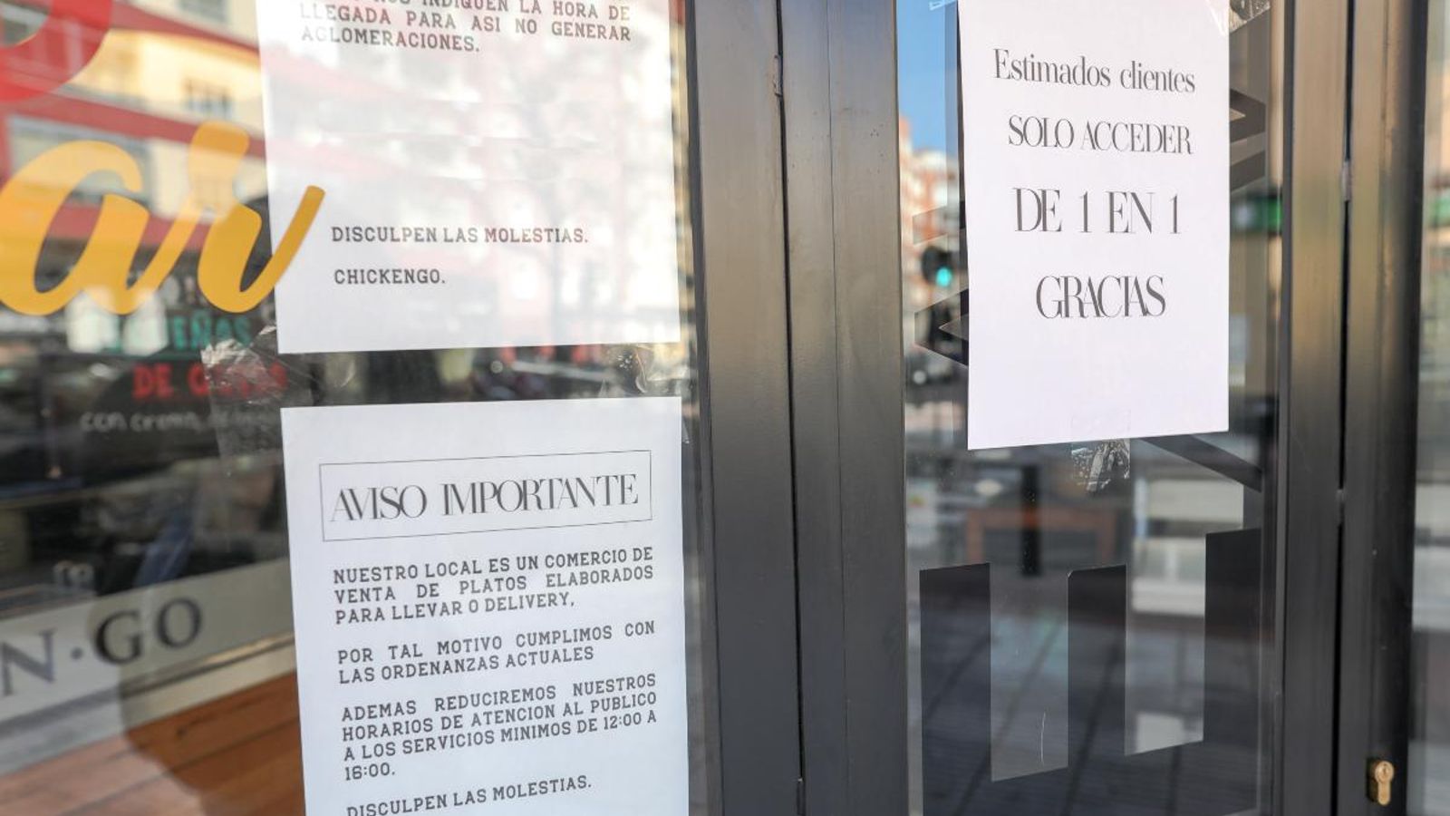 Negocis tancats pel decret d'estat d'alarma